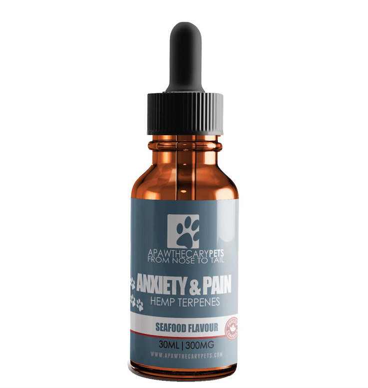 Apawthecary Pets – Anxiety & Pain Tincture – Seafood Medley Flavour 300mg | BC Weed Edible Canada Apawthecary Pets – Anxiety & Pain Tincture – Seafood Medley Flavour 300mg | BC Weed Edible Canada