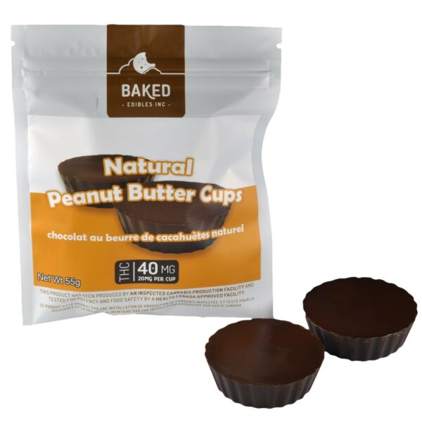 Baked Edibles – Chocolate Mini Peanut Butter Cups 40mg THC | BC Weed Edible Canada Baked Edibles – Chocolate Mini Peanut Butter Cups 40mg THC | BC Weed Edible Canada