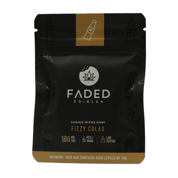 Faded Edibles – Fizzy Colas – 180mg | BC Weed Edible Canada