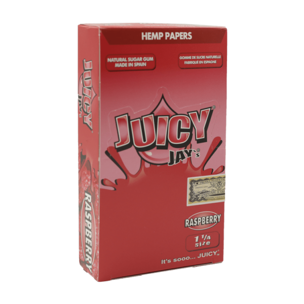 Juicy Jay’s – Hemp Papers (1.25 inch) – Raspberry | BC Weed Edible Canada