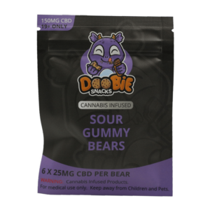 Doobie Snacks – CBD Sour Gummy Bears – 150mg CBD | BC Weed Edible Canada Doobie Snacks – CBD Sour Gummy Bears – 150mg CBD | BC Weed Edible Canada