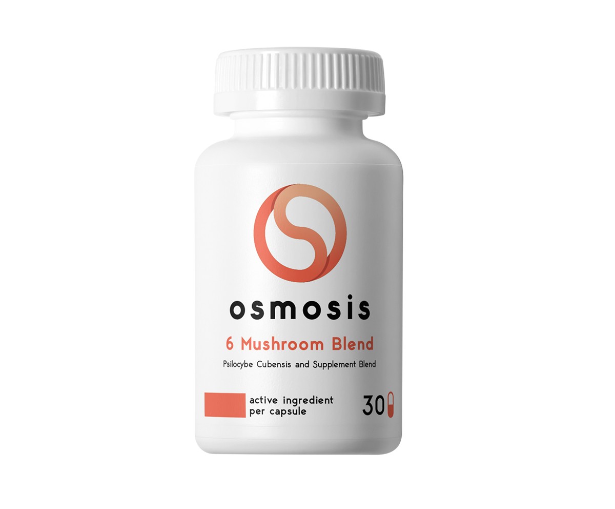 Osmosis 6 Mushroom Blend (30 Capsules) | BC Weed Edible Canada Osmosis 6 Mushroom Blend (30 Capsules) | BC Weed Edible Canada