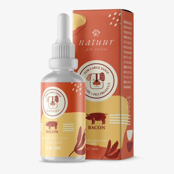 Natuur – Pet Series – CBD Oil For Small Dogs – Bacon Flavour – 125mg | BC Weed Edible Canada