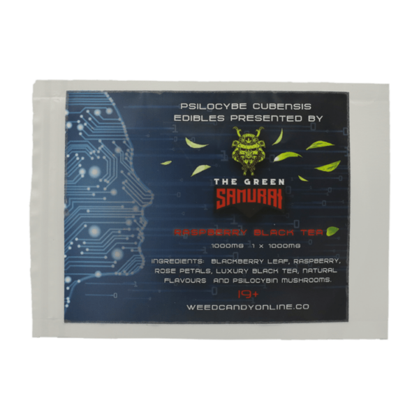 The Green Samurai – Raspberry Black Tea – 1000mg | BC Weed Edible Canada
